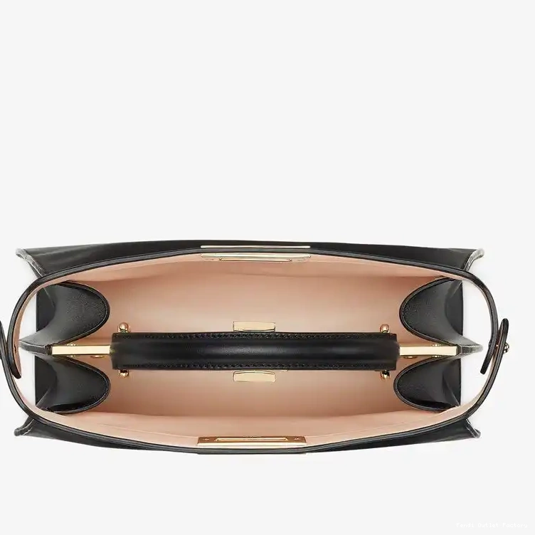 Cheap HOT Bag Peekaboo Medium Fendi Black ISeeU In Laether Nappa 0520